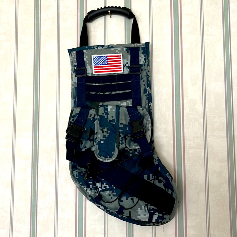 Military Themed Christmas Stocking